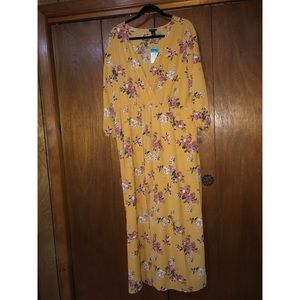 NWT Mustard Yellow High Low Romper